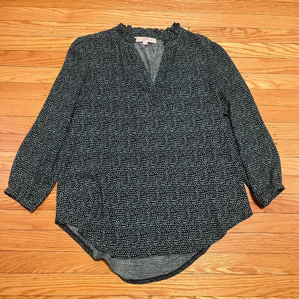 Women’s Loft Long Sleeve Blouse Extra Small